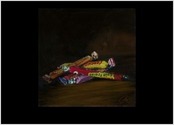 PEINTURE - Huile sur médium - 15 x 15 cm -