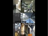 série de 10 panneaux sérigraphiés sur toile ignifugée pour les portes ouvertes d\